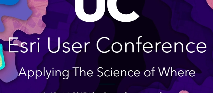 Participation to the Esri User Conference 2017 – July 14th, 2017